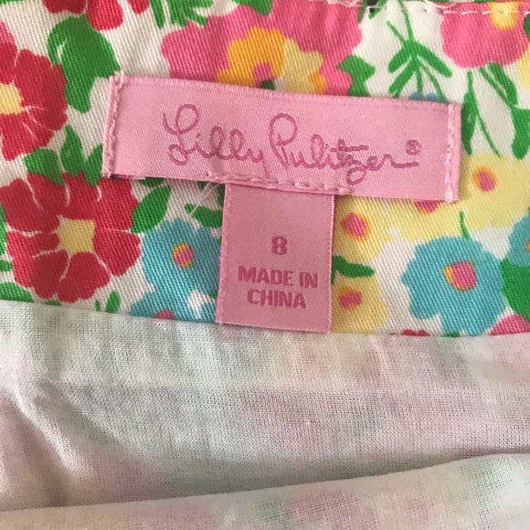 Lilly Pulitzer floral skirt - Picture 3 of 5